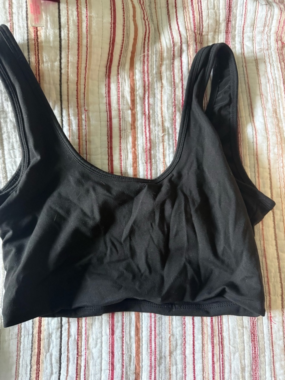 Balance Athletica Black Scoop Wireless Sports Bralette